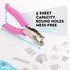 Emraw Premium Single Hole Paper Punch Cushion Grip Heavy Duty Hole Puncher for Greeting Cards Scrapbook Notebook Puncher Craft Paper Hand Tool Pac...