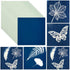 70 Sheets Cyanotype Paper 3.9 x 3.9 Inch Sun Print Paper Kit High Sensitive Sun Paper Solar Activated Nature Sun Printing Kit Drawing Paper for Ad...