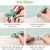 4Pcs Double Sided Tapes, Adhesive Glue Tape Roller for Scrapbooking Supplies, Dispenser Runner for Craft (Morandi 4-Piece)...