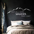 BATTOO Not All Who Wander are Lost Wall Decal Mountain Vinyl Sticker 22" W 8.5" H Family Kids Room Mural Motivation Love Home Travel Hobbit, White...