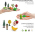 Toy Trees Toys Plastic Play Trees Vegetables and Fruits Toys for Toddlers School Projects Toys for Kids Learning Toys Realistic Food Figurines...
