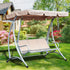 Windproof Porch Swing Canopy Top Cover Waterproof Non- Swing Cover Sunshade Swing Seat Top Cover Protector for Outdoor Garden Patio (2#)...
