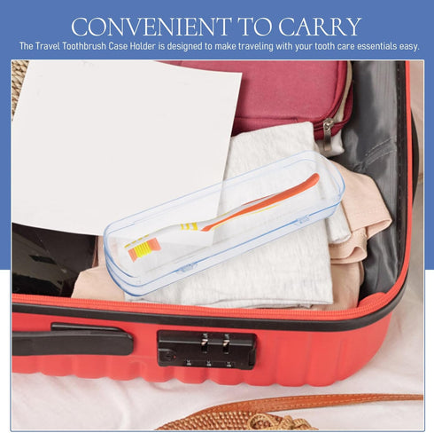 Cabilock Large Case Organizer Toothpaste Blue Portable Storage Plastic Case Holder Camping Toothbrush Breathable Case/Holder/for Rectangular Makeu...