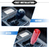 Gear Shift Knob Stick, 15cm Faux Crystal Transparent Bubble Gear Shifter Universal for Manual Transmission Vehicle Durable Acrylic Red with Adapte...