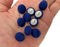 PEPPERLONELY 10PC Royal Blue Satin Bridal Buttons with Shank, 12.5mm (1/2 Inch)...