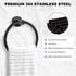 Cilee Oil Rubbed Bronze Towel Ring for Bathroom?Bath Towel Ring, Bathroom Hardware Accessories?Hand Towel Holder SUS304 Stainless Steel Bathroom T...
