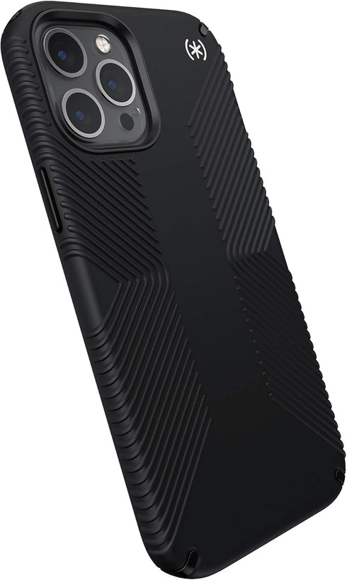 Speck Products Presidio2 Grip iPhone 12 Pro Max Case, Black/Black/White...