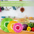 Plastic Bowl Covers Elastic Reusable - 60 PCS Fresh Keeping Bags, 3 Size Food Covers Stretch, Shower Cap Bowl Storage Covers?6/8/10inch?...