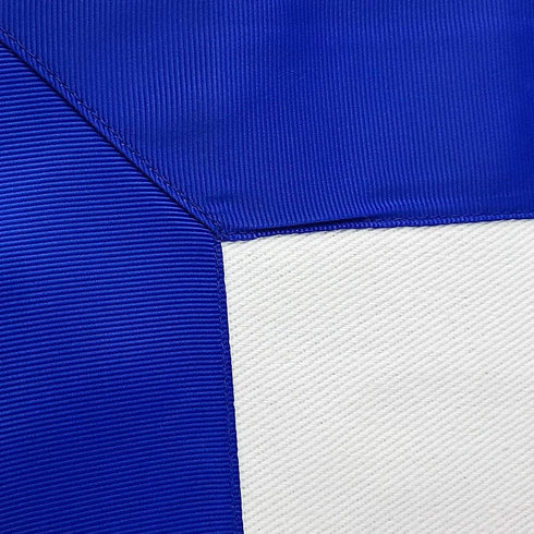 Masonic Master Mason Blue Lodge Apron White Cloth Blue Grosgrain Ribbon Border...