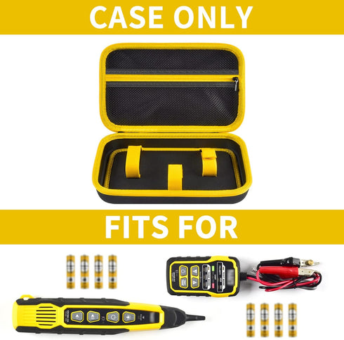 Case for Klein Tools VDV500-820/VDV500-063 Wire Tracer Tone Generator and Probe Kit Continuity Tester, Universal Storage Bag for Ethernet, Telepho...