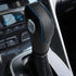 Leather Gear Shift Knob Cover Compatible with Ford Focus? Escape? Fusion? C-Max Energi Wagon? Transit ? Fiesta 2012-2019 Black Leather with Blue S...
