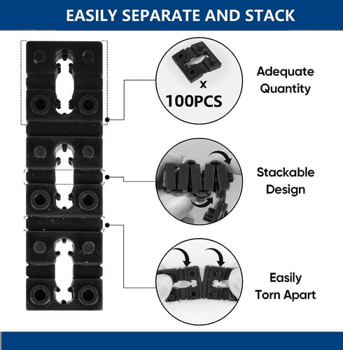 Switch and Receptacle Spacer Outlet Spacers for Electrical Box, 100pcs Electrical Outlet Spacers Shims Socket Electrical Box Extender Outlet Space...