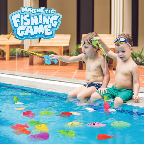 TOY Life Magnetic Fishing Game for Kids 3-5 with 2 Toddler Fishing Poles 3 Years Old Magnetic Fishing Toys for Toddlers Magnetic Baby Fishing Pole...