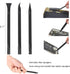 Kaisi 32 in 1 Professional Electronics Screen Opening Pry Tool Repair Kit with Steel and Carbon Fiber Nylon Spudgers, Double Side Adhesive Tape an...
