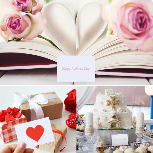 Yahenda 200 Count Mini Gift Card Envelopes Bulk Wedding Pocket Small Paper Envelopes Gift Card Sleeves Greeting Business Card Envelopes Tiny Envel...
