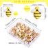 MIKIMIQI 30 Pcs Tiny Resin Bees Decor Bumble Bee Embellishment Resin Bees Craft Decorations with Storage Box for DIY Craft Wreath Scrapbooking Par...
