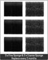 AquaMiracle Replacement Filter Sponges (6-Month Pack) for Aquarium Filter, Including 3 x Fine Sponge & 3 x Coarse Sponge...