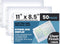 Performore 50 Sheet Protectors, Landscape Clear Page 8.5 X 11 Inch for 3 Ring Binder, Plastic Sheet Sleeves, Top Loading with 3 Hole-Punched Archi...