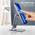Magnetic Phone Stand Holder for Desk, Adjustable Aluminum MagSafe Cell Phone Stand Cradle Compatible with iPhone 15 14 13 12 Pro Max Plus Mini Mag...