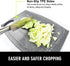 Large Cutting Board with Juice Grooves, 12.99" Thick Cutting Board for Vegetable and Meat, Non Slip Chopping Board for Kitchen with Easy Grip Hand...