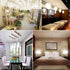 LED Light Bulbs 70W Equivalent, RGB Color Changing Light Bulb, 2 Moods/Memory/Sync/Dimmable, A19 E26 Screw Base, Timing Remote Control Included (P...