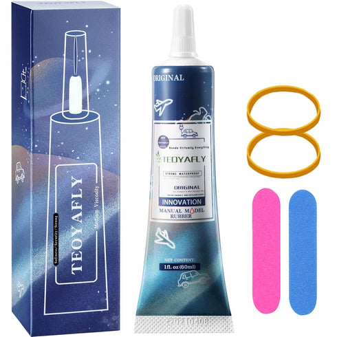 Art Soft Adhesive 2fl oz(60g) Suitable for Figures, toys, Plasticine, Decorative Ornaments. Transparent. (Comes with a Set of Tools)...