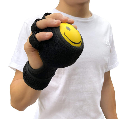 Anti-Spasticity Ball Splint & Finger Posture Corrector for Stroke Hand, Functional Split-fingered Hand Wrist Support, Orthosis Rehabilitation For ...