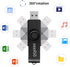 Flash Drive 16GB Thumb Drives Memory Sticks Jump Drive 5Pack 16GB USB 2.0 Flash Drives Mixed Colors: Black Red Blue Purple Green...