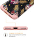 Fingic for iPhone 8/iPhone 7 Case,Pineapple Phone Case iPhone 7,Slim Fit Colorful Pineapple&Shinny Star Design Phone Cover Hard PC Cover&Soft Sili...