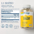 Solaray Calcium Magnesium Citrate 1:1 Ratio, Healthy Bones, Teeth, Muscle & Nervous System Support, 30 Serv, 180 VegCaps...