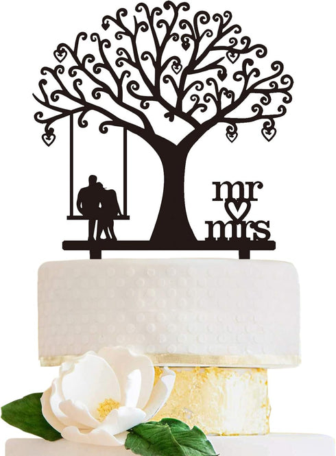 LOVENJOY Around You Romantic Wedding Cake Topper, Gift-boxed...