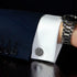 JOERICA Initial Cufflinks for Men and Tie Clip Set for Men Alphabet Letter Wallet Tie Clips and Cuff Link with Gift Box For Father Husband...