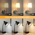 Black Battery Light Bulb, Battery Operated Puck Lights with Remote, AA Battery powered E26 Bulb with Memory Function, dimmable cordless light bulb...