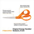 Fiskars Original Orange-Handled Scissors - Ergonomically Contoured - 8" Stainless Steel - Paper and Fabric Scissors for Office, Arts, and Crafts -...