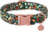 Daisy Fall Cotton Dog Collar with Metal Buckle Gift Autumn Collar for Small Medium Large Girls or Boys Dogs Cute Durable Comfortable Pet Collars...