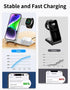 Wireless Charger, Aluminum Alloy 3 in 1 Wireless Charging Station for Apple iPhone/iWatch/Airpods,iPhone15 14,13,12,11 (Pro, ProMax)/XS/XR/XS/X/8(...