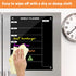 Weekly Dry Erase Board for Refrigerator, Magnetic Weekly Calendar for Fridge, Black Acrylic Note Board, Planner Schedule Board, Double-Sided Use...