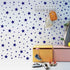 174pcs Mixed Size Star Wall Stickers Home Decor Bedroom Removable Nursery Wall Decals Kids DIY Art Decal Gold White Black Star Wall Sticker JW343 ...