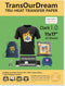 TransOurDream Dark Heat Transfer Paper for T Shirts (10 Sheets, 11x17") Printable HTV Heat Transfer Vinyl for Inkjet Printer Iron on Transfers for...