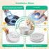 2L Dog Water Bowl No Spill Dog Bowl with Slow Feeder Mat 70oz Large Splash Proof Pet Water Dispenser with Filters Plastic Slow Drinking Bowl Vehic...