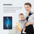 Portable Breathable Baby Carrier, 3D Honeycomb Mesh Wrap Child Slings with Adjustable Widen Shoulder Straps, for 0-36 Months Newborns, Infants and...