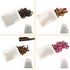 50 Reusable Mesh Tea Filter Bags, 100% Cotton Drawstring Muslin Bags for Loose Leaf Tea, Coffee, Spices, Crafts, Soap Nuts - 3.1 x 3.9 inch...