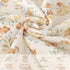 Fluffy-backed Reversible Baby Swaddle Blankets 100% Muslin Cotton Front Nursery Plush Dotted Fleece Back Receiving Bed Quilt Blanket for Unisex Ne...