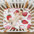 Fitted Crib Sheet Watercolor Strawberries Baby Sheets for Standard Crib Toddler Mattress Cover, Soft Microfiber Breathable Mattress Cover,27" x 39...