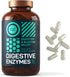 Digestive Enzymes with Probiotics and Prebiotics - Gut Health & Digestion Supplement with Artichoke Ginger Turmeric – Vegan Enzyme Complex for Dig...
