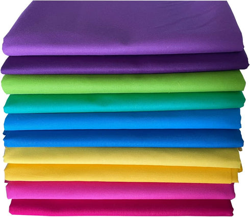 Cotton Fabric by The Yard,Quilting Muslin Fabric for Sewing,2 Yard (Deep Pink)...