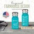 Teal Salt and Pepper Shakers Set by Brighter Barns - Turquoise Kitchen Decor & Teal Kitchen Accessories - Cute Modern Farmhouse Glass Shakers for ...