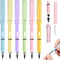 6 PCS Eternal Inkless Pencil with Eraser Erasable Everlasting Pencils Replaceable Nib Colorful Forever Infinity Pencil Portable Magic Pencils for ...