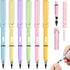 6 PCS Eternal Inkless Pencil with Eraser Erasable Everlasting Pencils Replaceable Nib Colorful Forever Infinity Pencil Portable Magic Pencils for ...