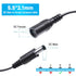 4 Pack 10ft/3M DC Power Extension Cable,12V DC 5.5mm*2.1mm Power Adapter Cord for 12V CCTV Security Camera, DVR, NVR, Baby Monitor, LED Strip Stri...